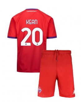 Fiorentina Moise Kean #20 Replika Tredje Kläder Barn 2024-25 Kortärmad (+ byxor)